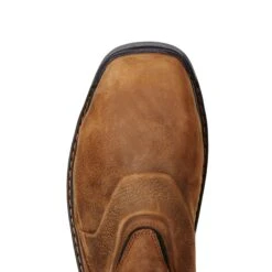 ARIAT MEN'S INTERPID PULL-ON WATERPROOF COMPOSITE TOE WORK BOOT-10020081 -Select Western Denim Stores 10020081 toe