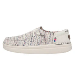 HEY DUDE WOMEN'S RISE BOHO WHITE- 121940213