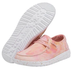 HEY DUDE WOMEN'S WENDY TIE DYE LEMON OMBRE-122256020 -Select Western Denim Stores 122256020 WENDY TIE DYE LEMON OMBRE LEFT 3