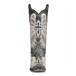CORRAL WOMEN'S BLACK CROSS AND WINGS WESTERN BOOT - A4232 -Select Western Denim Stores 144 198eb7d3 9716 45c3 a95d 65a613229c4a