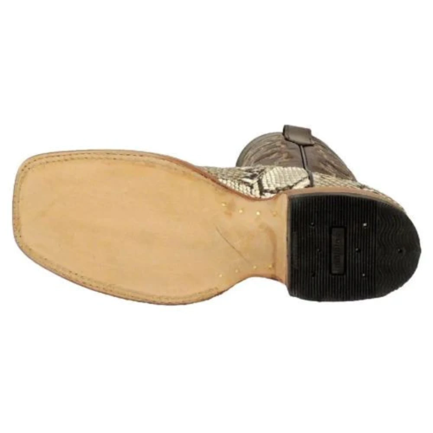 COWTOWN MEN'S SQUARE TOE PYTHON EXOTIC WESTERN BOOT - Q818 6 COWTOWN MEN'S SQUARE TOE PYTHON EXOTIC WESTERN BOOT - Q818 - Image 6