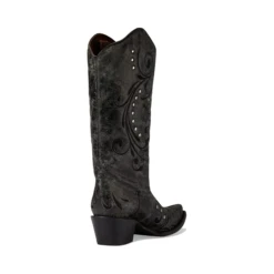 CORRAL WOMEN'S BLACK & GREY EMBROIDERY STUDDED WESTERN BOOT - L5936 -Select Western Denim Stores 195 35e45673 f891 478e 82cd 9a0172d9084c