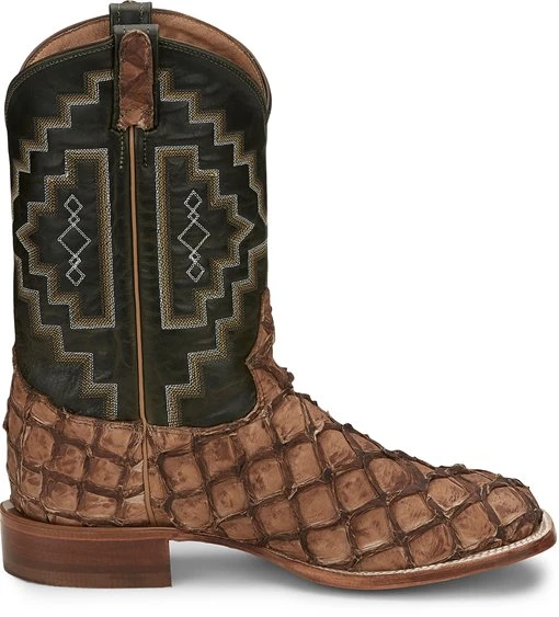TONY LAMA MEN'S LEVIATHAN PIRARUCU WESTERN BOOT - 6082 2 TONY LAMA MEN'S LEVIATHAN PIRARUCU WESTERN BOOT - 6082 - Image 2