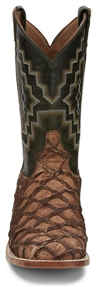 TONY LAMA MEN'S LEVIATHAN PIRARUCU WESTERN BOOT - 6082 5 TONY LAMA MEN'S LEVIATHAN PIRARUCU WESTERN BOOT - 6082 - Image 5