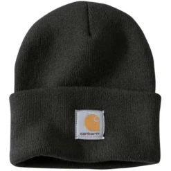 CARHARTT KNIT CUFFED BEANIE - A18 -Select Western Denim Stores A18 BLK