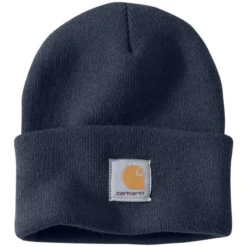 CARHARTT KNIT CUFFED BEANIE - A18 -Select Western Denim Stores A18 NVY
