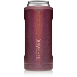 BRUMATE HOPSULATOR SLIM GLITTER MERLOT - HS12GME