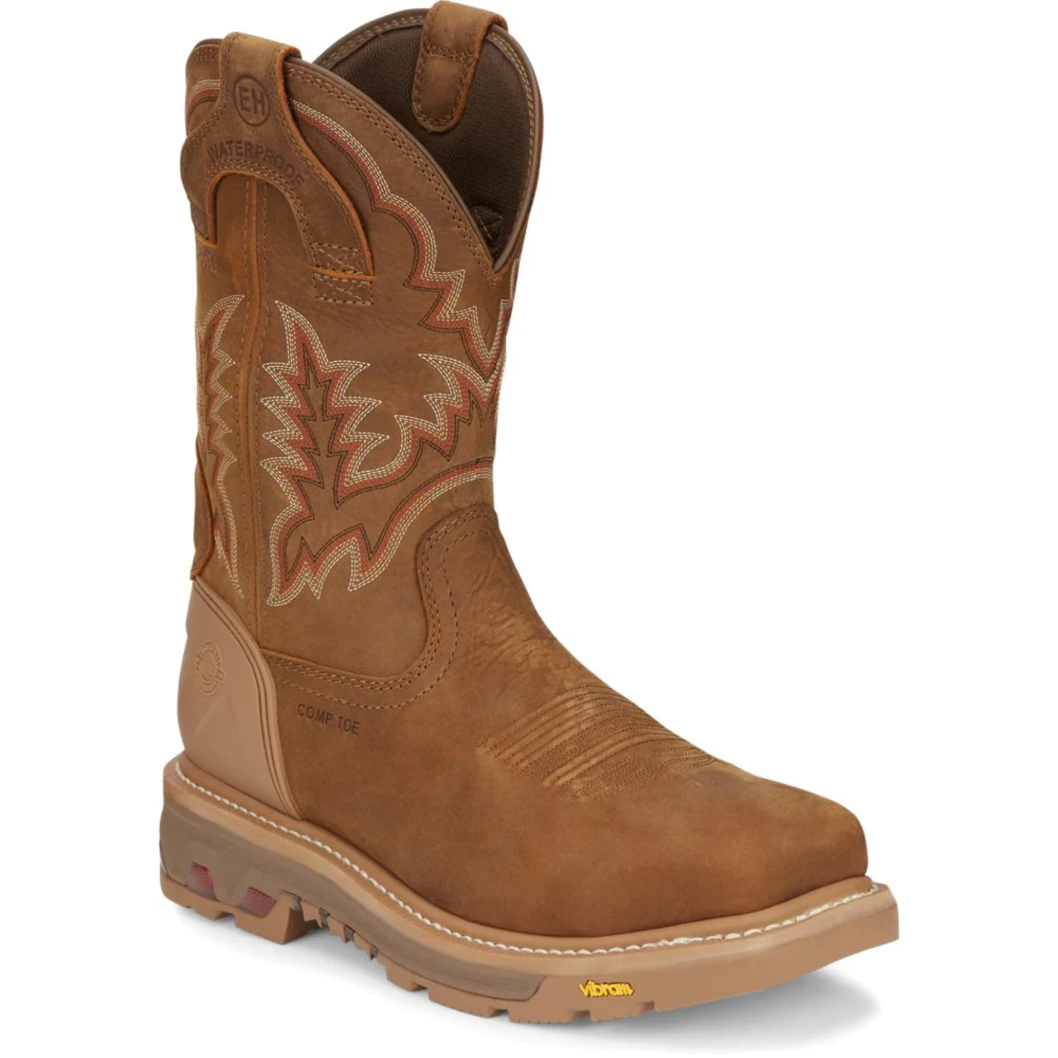 JUSTIN MEN'S MONTANA NANO COMPOSITE TOE WORK BOOT- CR2124 1 JUSTIN MEN'S MONTANA NANO COMPOSITE TOE WORK BOOT- CR2124
