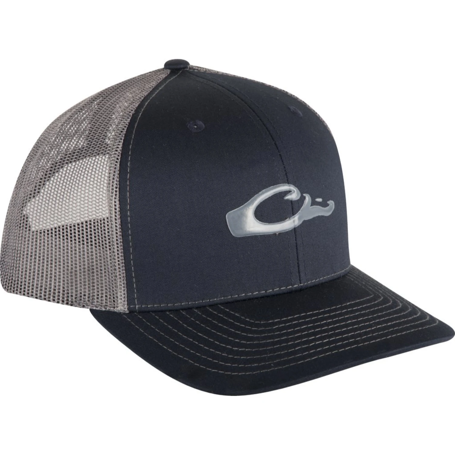 DRAKE 6 PANEL SLICK LOGO CAP - DH4050 1 DRAKE 6 PANEL SLICK LOGO CAP - DH4050