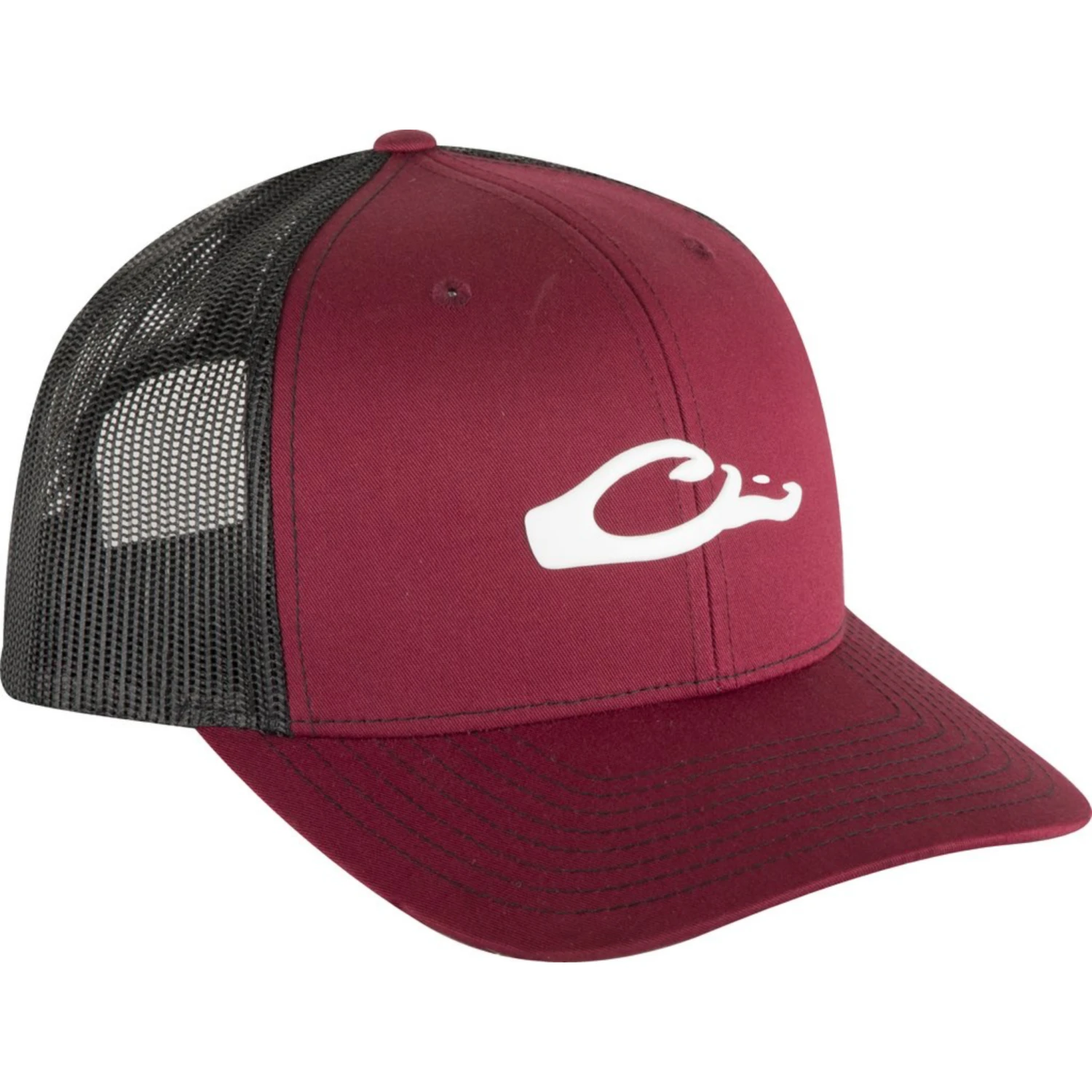 DRAKE 6 PANEL SLICK LOGO CAP - DH4050 3 DRAKE 6 PANEL SLICK LOGO CAP - DH4050 - Image 3