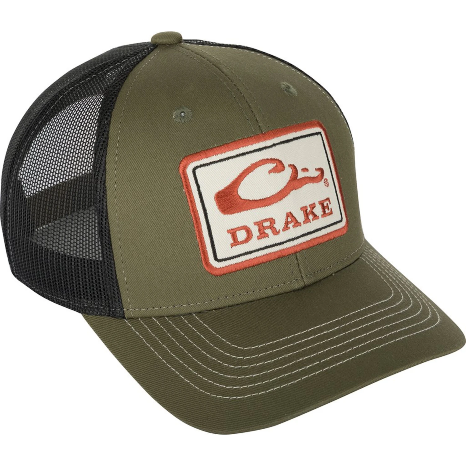 DRAKE SQUARE PATCH MESH BACK CAP - DH3060 2 DRAKE SQUARE PATCH MESH BACK CAP - DH3060 - Image 2