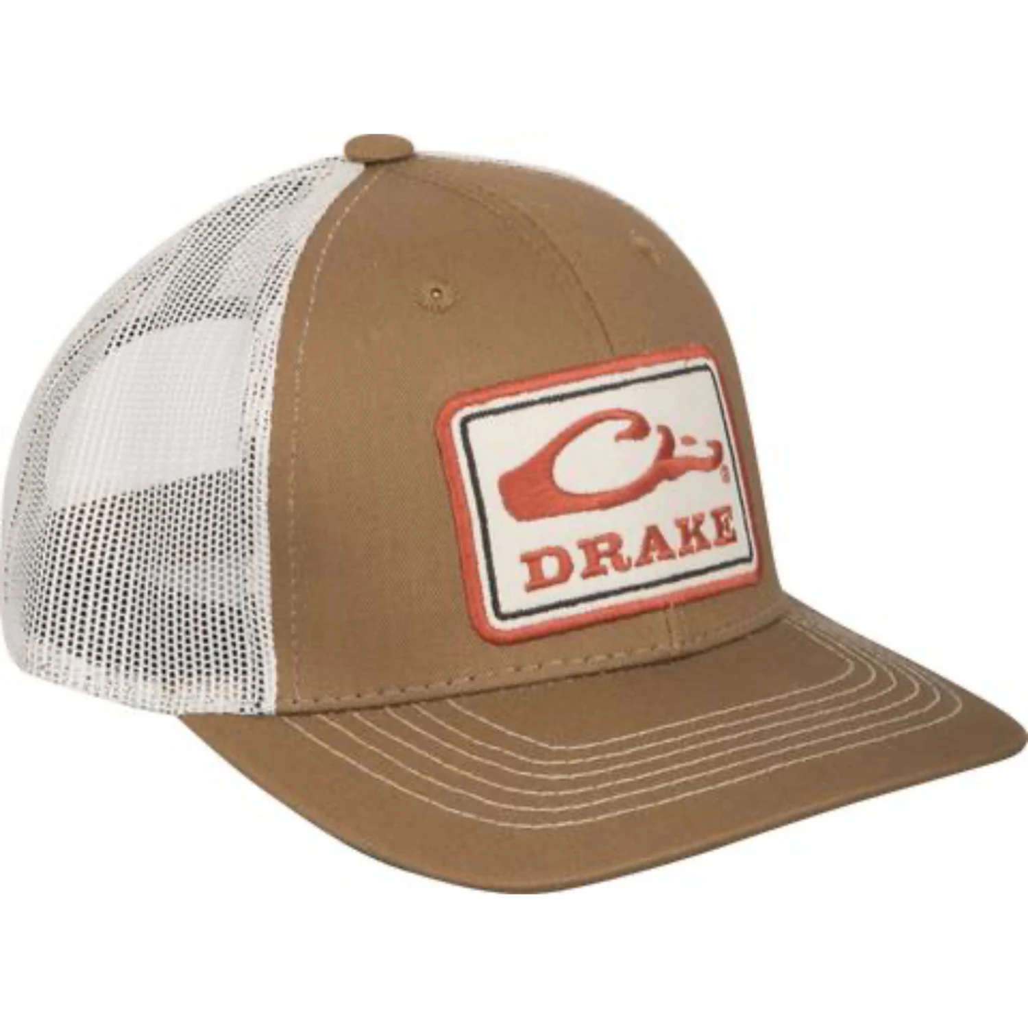 DRAKE SQUARE PATCH MESH BACK CAP - DH3060 1 DRAKE SQUARE PATCH MESH BACK CAP - DH3060