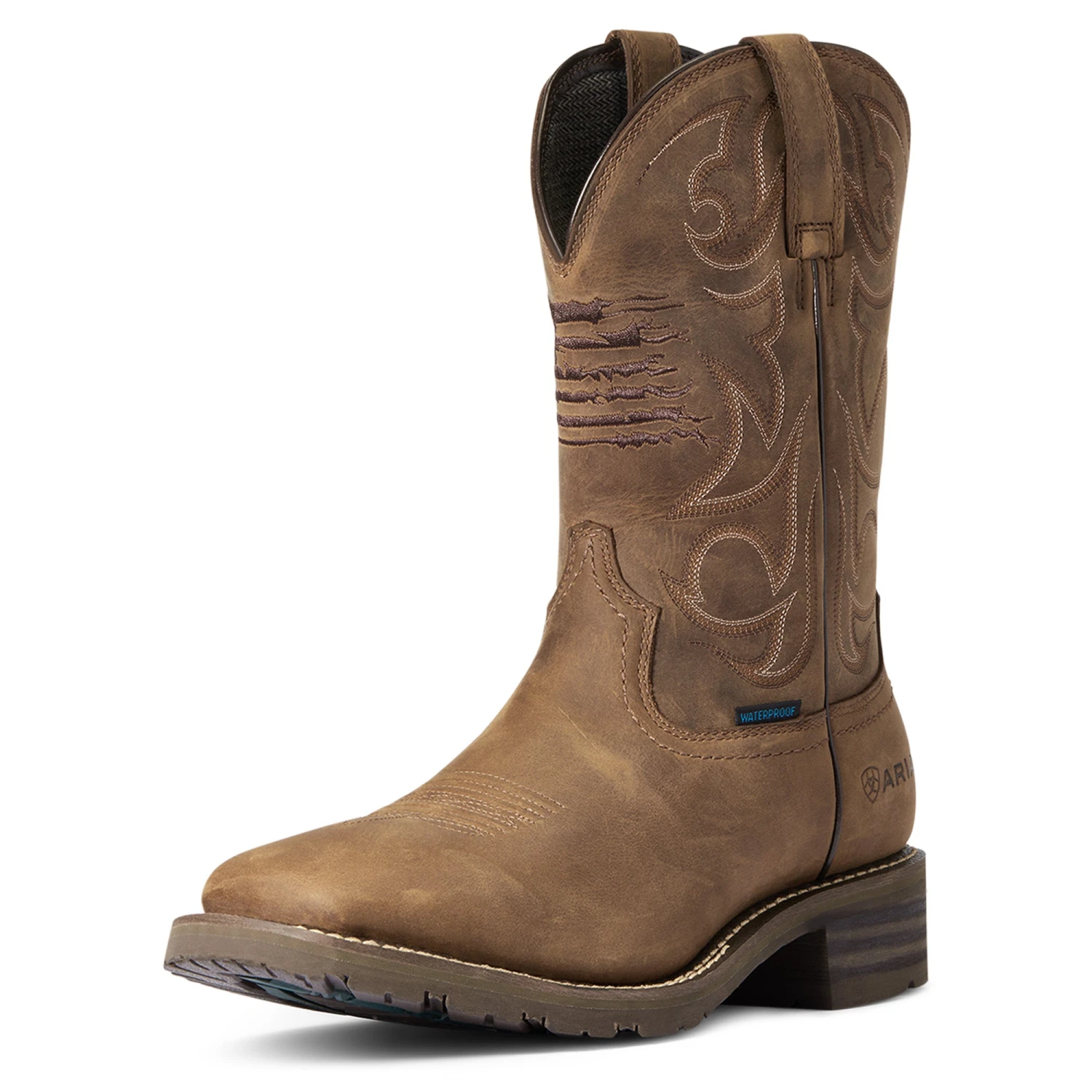 ARIAT MEN'S HYBRID PATRIOT WATERPROOF BOOT - 10038354 1 ARIAT MEN'S HYBRID PATRIOT WATERPROOF BOOT - 10038354