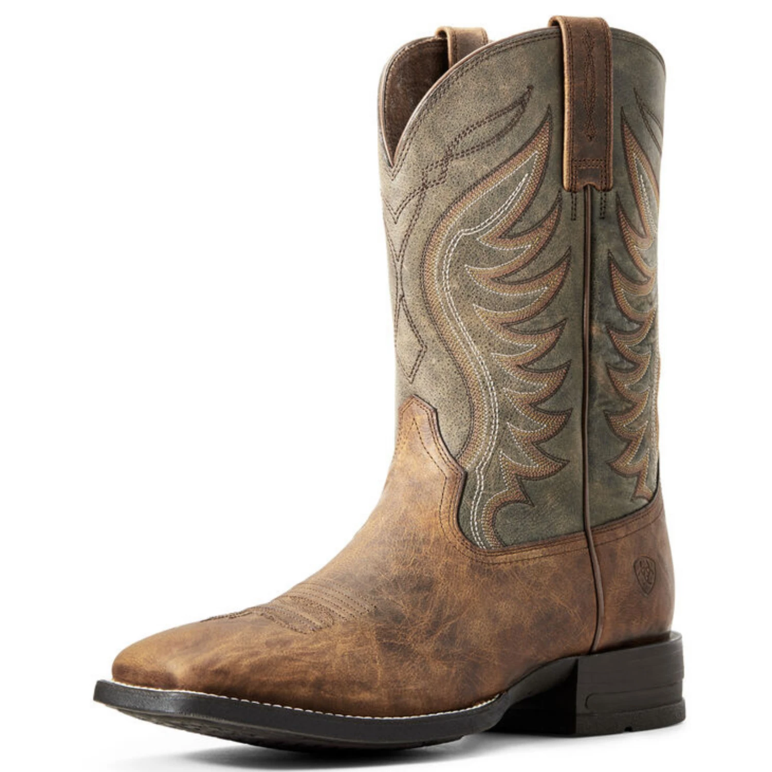 ARIAT MEN'S AMOS WESTERN BOOT - 10029688 1 ARIAT MEN'S AMOS WESTERN BOOT - 10029688