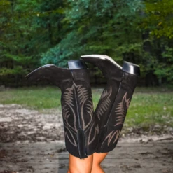 JUSTIN WOMEN'S BLACK SUEDE CLARA BOOT - VN4466 -Select Western Denim Stores Justin2048x2048 19