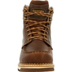 GEORGIA MEN'S BROWN 6 INCH WATERPROOF MOC-TOE WORK BOOT - GB00429 -Select Western Denim Stores RANDOM 63