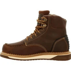 GEORGIA MEN'S BROWN 6 INCH WATERPROOF MOC-TOE WORK BOOT - GB00429 -Select Western Denim Stores RANDOM 65