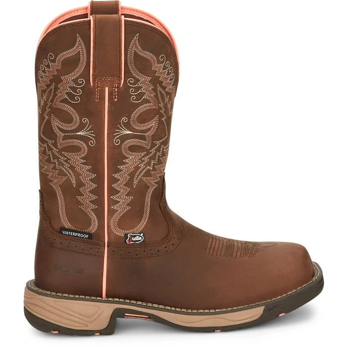 JUSTIN WOMEN'S RUSH COMPOSITE TOE WORKBOOT - SE4357 3 JUSTIN WOMEN'S RUSH COMPOSITE TOE WORKBOOT - SE4357 - Image 3