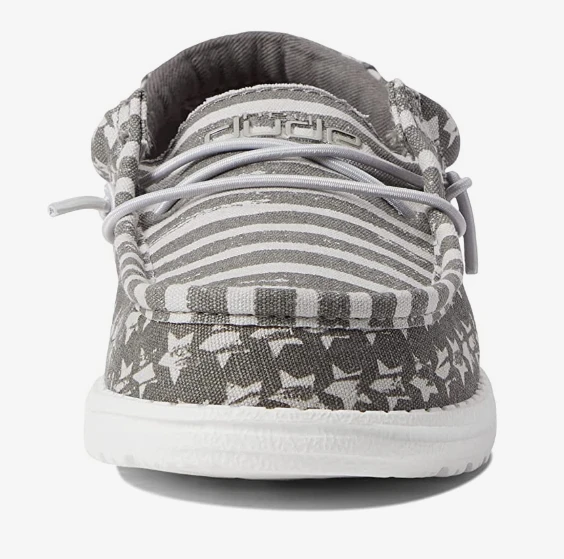 HEY DUDE TODDLER WALLY GREYED PATRIOTIC- 160013196 2 HEY DUDE TODDLER WALLY GREYED PATRIOTIC- 160013196 - Image 2