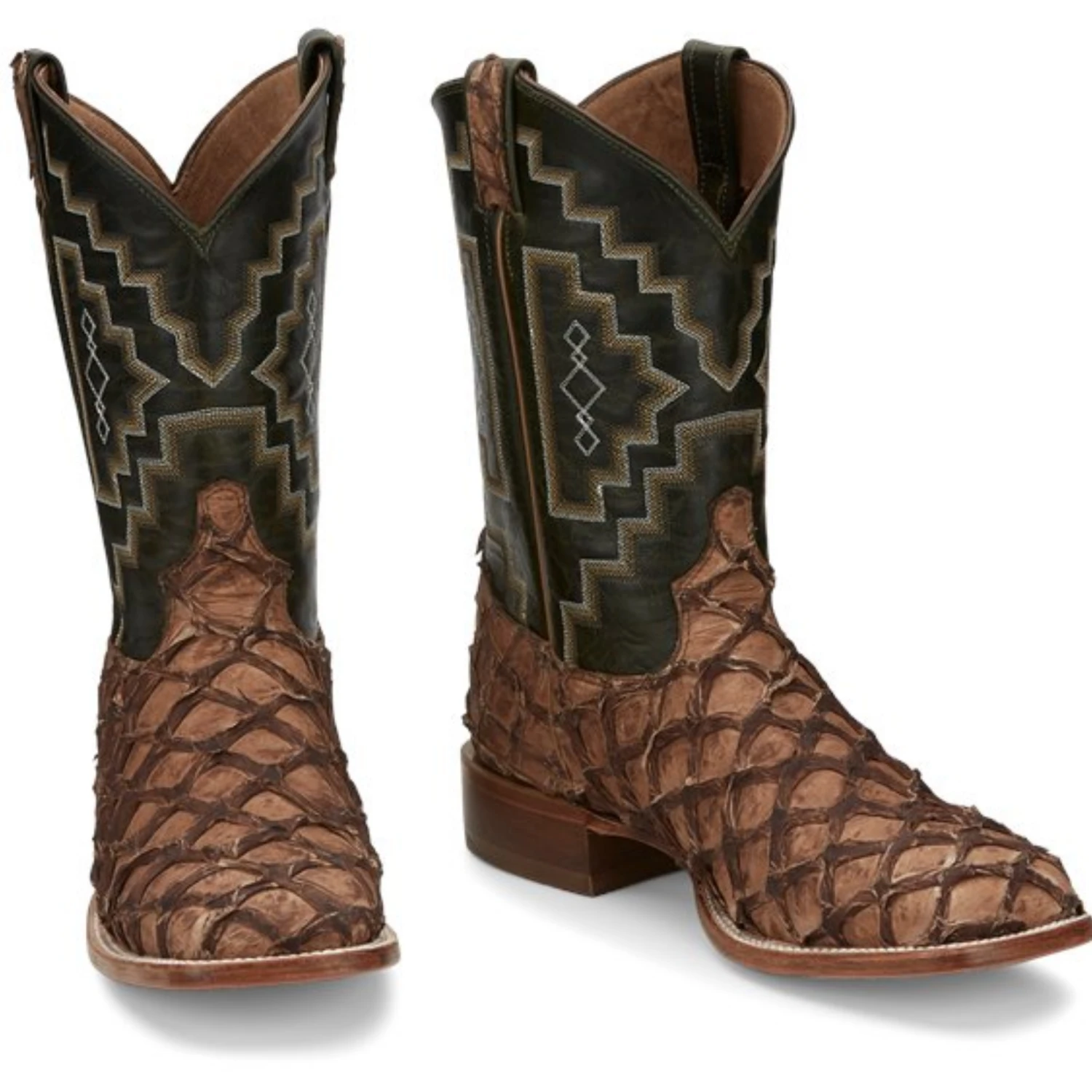 TONY LAMA MEN'S LEVIATHAN PIRARUCU WESTERN BOOT - 6082 1 TONY LAMA MEN'S LEVIATHAN PIRARUCU WESTERN BOOT - 6082