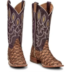 TONY LAMA WOMEN'S DELORA PIRARUCU WESTERN BOOT - SA6054