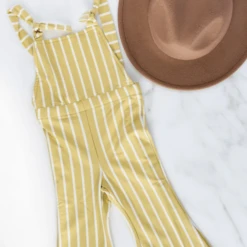 BAILEY'S BLOSSOM INFANT/TODDLER KELLYN BELL BOTTOM JUMPSUIT MUSTARD STRIPE -Select Western Denim Stores Untitleddesign 2022 08 23T130908.687