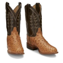 JUSTIN MEN'S STRAIT FULL QUILL WESTERN BOOT - GS5701
