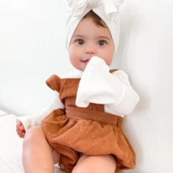 BAILEY'S BLOSSOMS INFANT/TODDLER DOLLY SUSPENDER BUBBLE ROMPER PRALINE -Select Western Denim Stores Untitleddesign 94