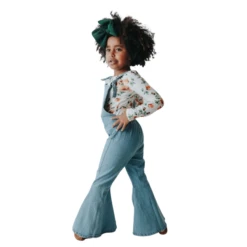 BAILEY'S BLOSSOMS INFANT/TODDLER JADEN TIE STRAP LIGHT DENIM JUMPSUIT -Select Western Denim Stores Untitleddesign 97